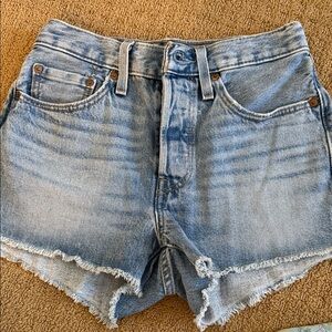 Levi's 501 original cut off shorts